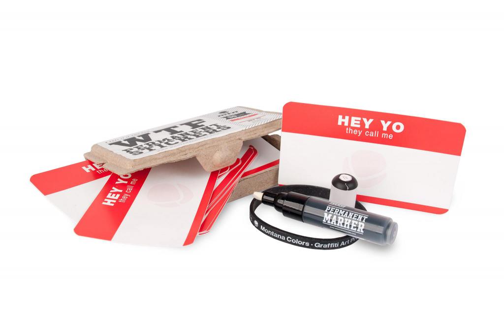 WTF 'Hey Yo' Stickers