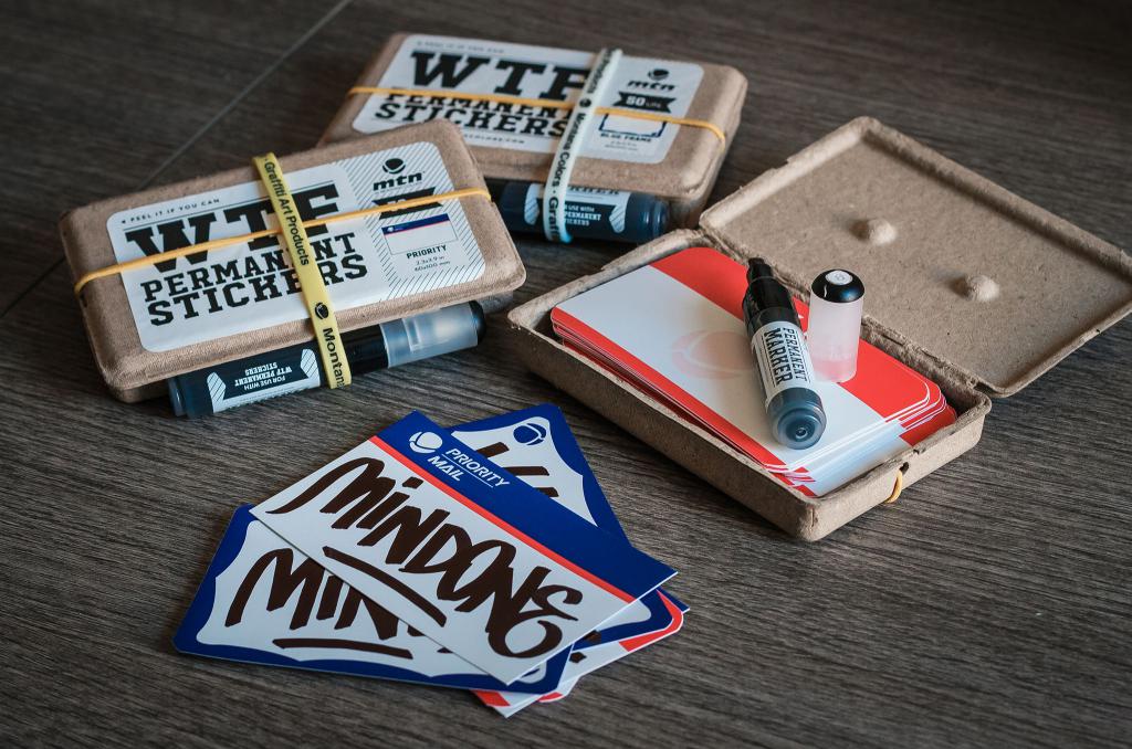 WTF 'Blue Fame' Stickers