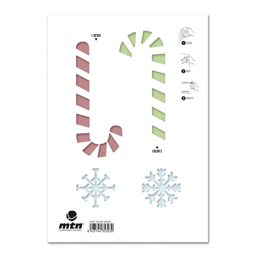 Xmas Snow Flake Stencil