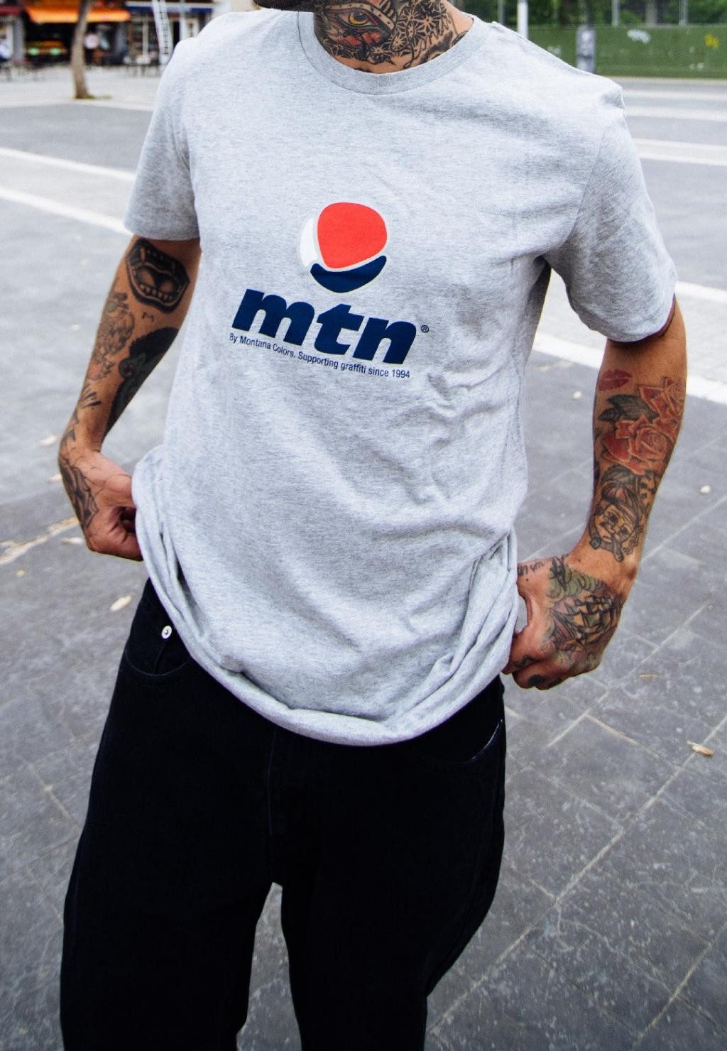 MTN Red, White and Blue Logo T-Shirt